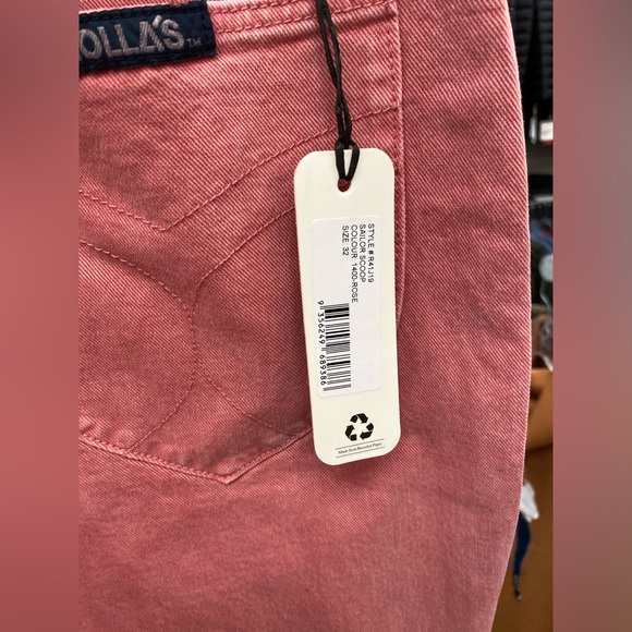 Rollas High Rise Wide Leg Sailor Rose Jean BNWT - Picture 9 of 11